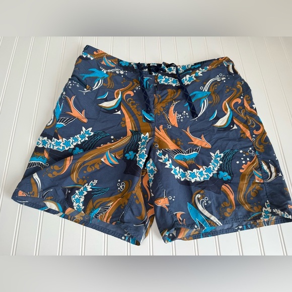 Patagonia Nylon Minimalist Wavefarer Board Shorts Swim Men 36.  747 - Picture 1 of 4